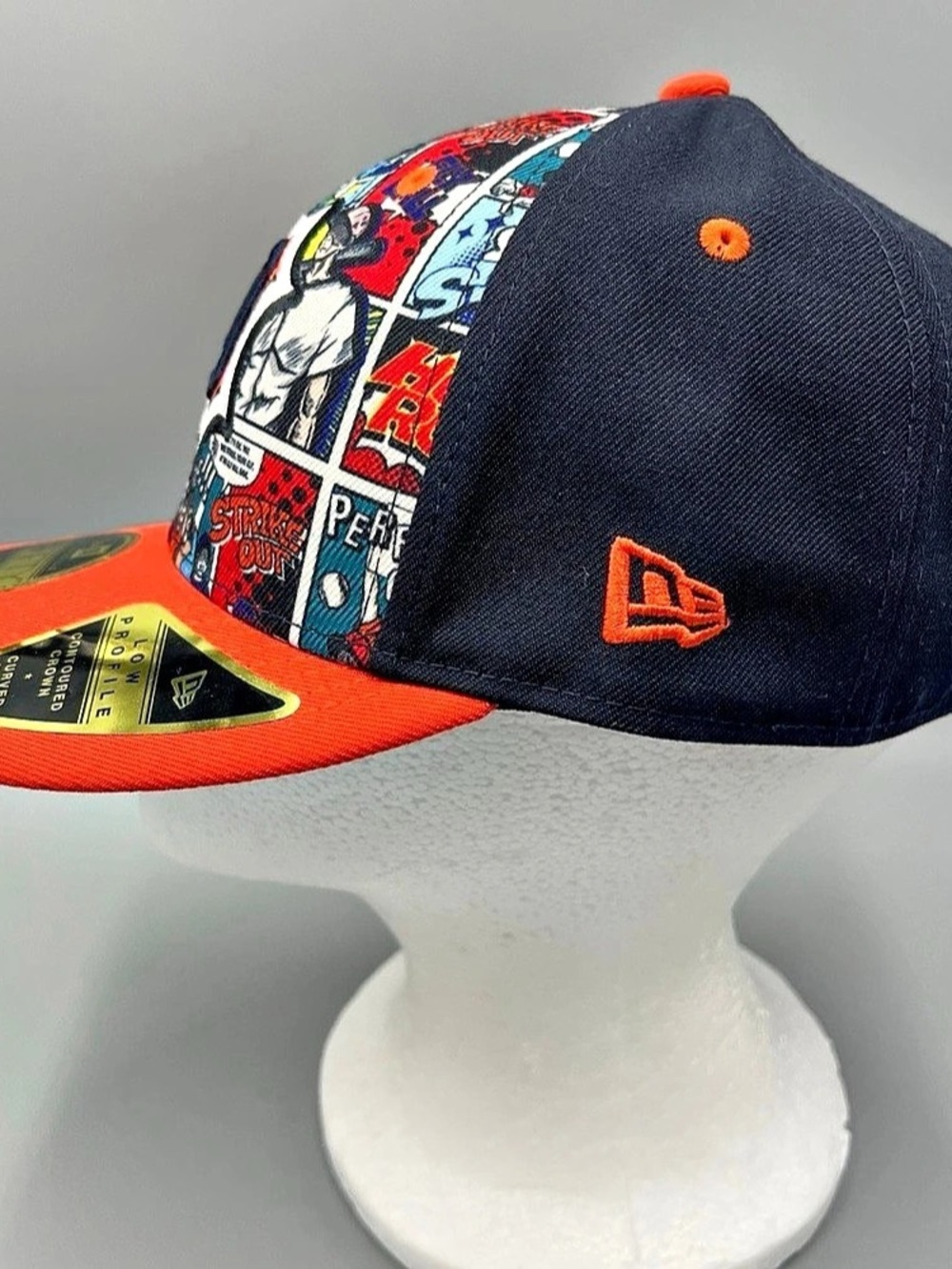 New Era 59fifty Diamond Hero Edition Detroit Tigers Hat, Comic Book Cap, 7 1/4 - Picture 4 of 10